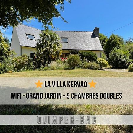 La Kervao - Maison 5 Chambres - Jardin - Terrasse - Internet Quimper Exterior photo