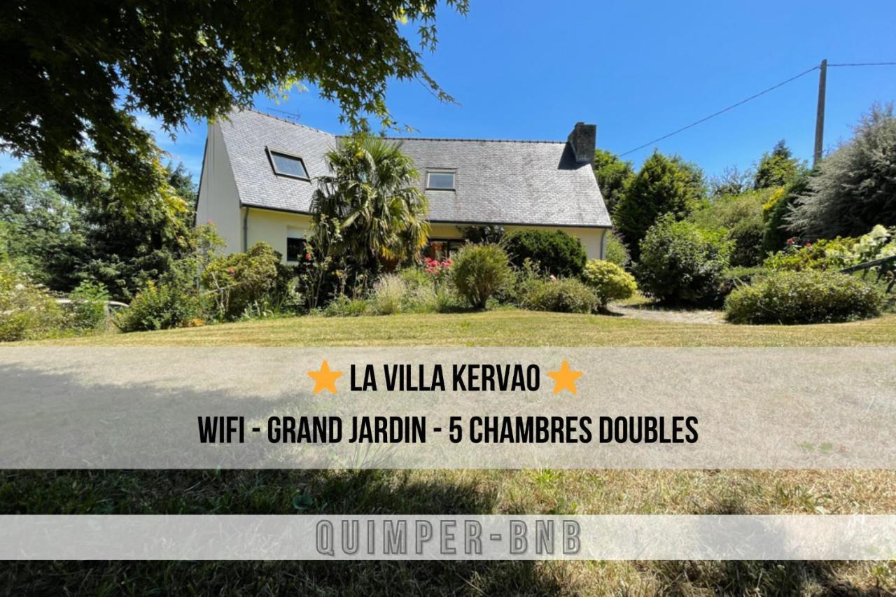 La Kervao - Maison 5 Chambres - Jardin - Terrasse - Internet Quimper Exterior photo